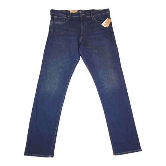 Polo Ralph Lauren Men Prospect Straight Jeans 40T 36 Low Stretch Rope Dyed Denim - Picture 3 of 15